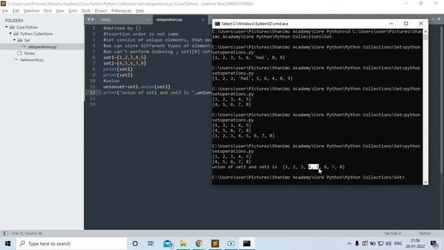 Day 8 - Python Collections - Part 3 | Set | Tuple | Shanimz Academy смотреть онлайн