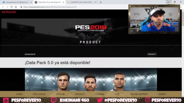 DLC 5.0 PES 2019 TODO EL CONTENIDO , FACES , KITS , BALONES Y MAS смотреть онлайн