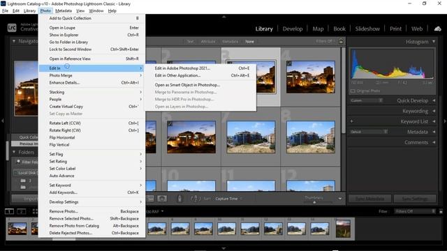 Photoshop 2022- opening photos from Lightroom Classic - فتح الصور من لايت روم كلاسيك смотреть онлайн