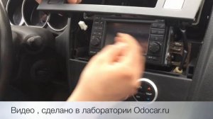 Демонтаж автомагнитолы на Nissan Tiida.
