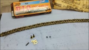 #motostroY: Китайщина (Китайская цепь DID, масляный фильтр, рулевые подшипники и тормозные колодки)