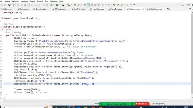 Locators In Selenium | By ID| By Name | By ClassName | By Tagname | By LinkText | By PartialLinkTex смотреть онлайн