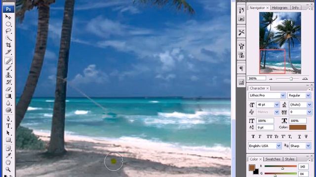 Photoshop Lesson 13 Healling Brush Patch Tool смотреть онлайн