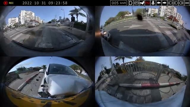THREE CARS TOTALED IN CRASH CAUGHT ON DASH CAM смотреть онлайн