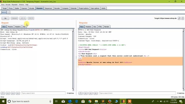 SQL INJECTION 404 error Bypass | part 1 смотреть онлайн