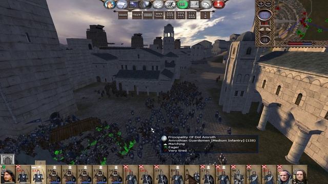 TATW: Divide & Conquer V2, Dol Amroth Total War - 5, Minas Tirith смотреть онлайн