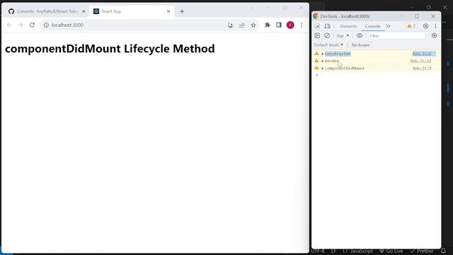 componentDidMount Lifecycle Method in ReactJs Tutorial #18 | Complete React Course смотреть онлайн