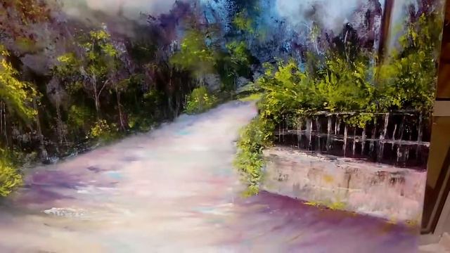 "Горная тропинка"80х60 см, 2016 г., Анастасия Раковчена, находится в коллекции"Türksoy" Турция смотреть онлайн