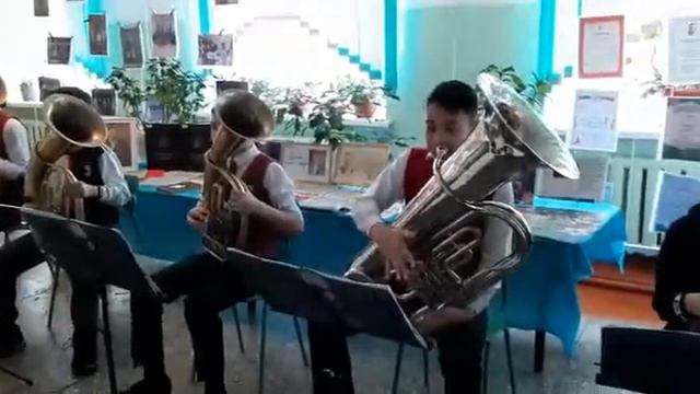 Марш День победы в школе смотреть онлайн