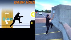 ALL THE TRICKS from Vector In Real Life (Vector 2 Parkour game)