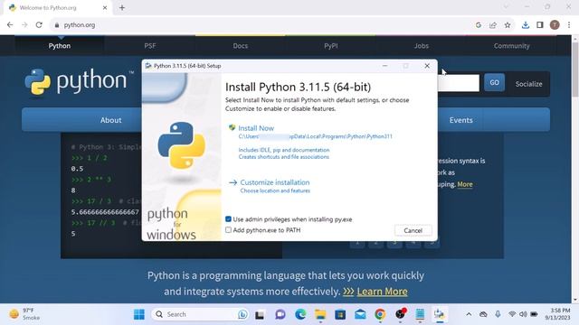 How to Download and Install Python on Windows 11 2023 смотреть онлайн