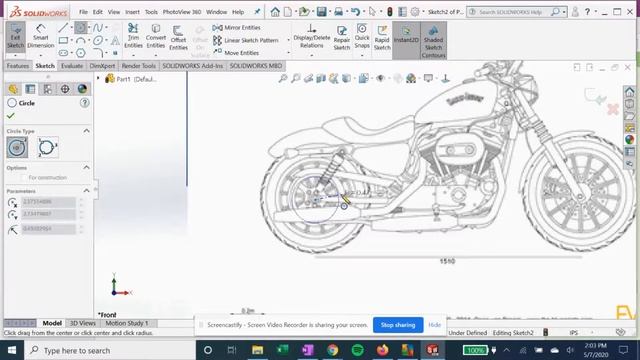 Import Sketch Picture in Solidworks | Solidworks Tutorial смотреть онлайн