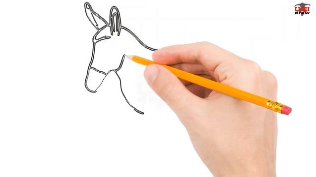 How to Draw a Donkey Step by Step Easy for Beginners/Kids – Simple Donkeys Drawing Tutorial смотреть онлайн