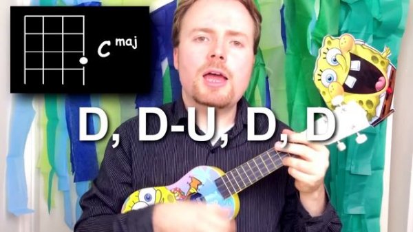 Spongebob Ukulele Tutorial - The Fun Song!