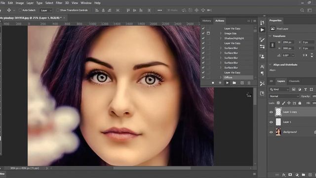 CARTOON EFFECT - Action ( Photoshop Tutorial 2020 ) смотреть онлайн