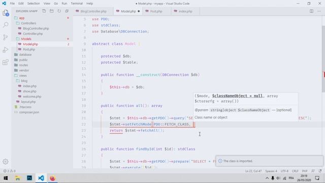 Créer un site avec PHP (POO) - Instancier un Post смотреть онлайн