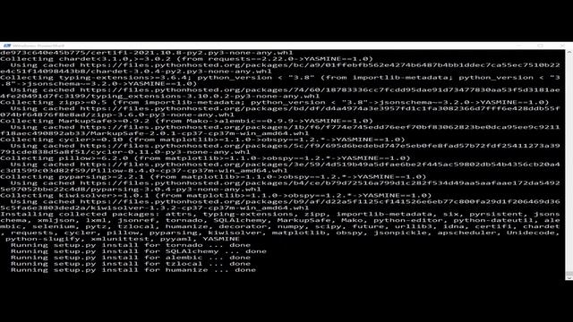 Yasmine GUI windows10 installation Video смотреть онлайн