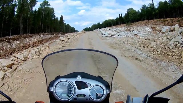 Дорога Караидель - Тастуба на мотоцикле (трасса Р317 :: 20 июля 2021) смотреть онлайн