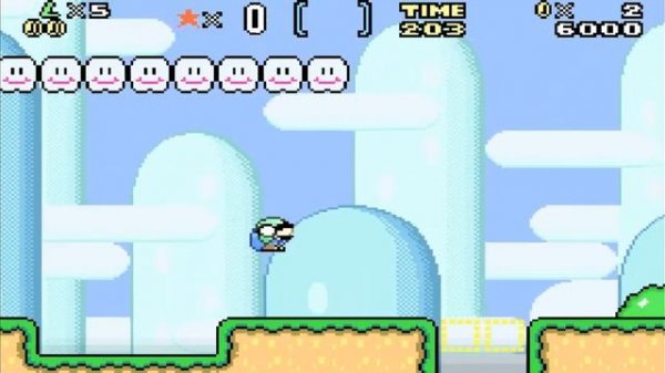 Super Mario World: Super Mario Advance 2 | Question Mark Block Glitch