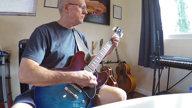 Epiphone ES-335 Figured Blueberry Burst - Clean Amp - Neck Position - Inspired By Gibson Line