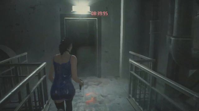 resident evil 2 ryona claire jill blue latex outfit mods re2 remake zombi fight 15 смотреть онлайн