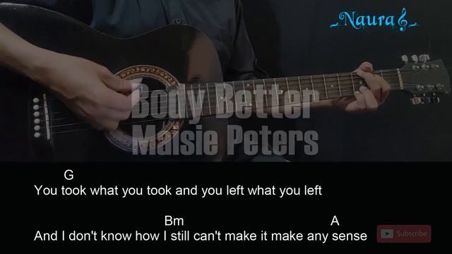 Maisie Peters - Body Better Guitar Chords Lyrics смотреть онлайн