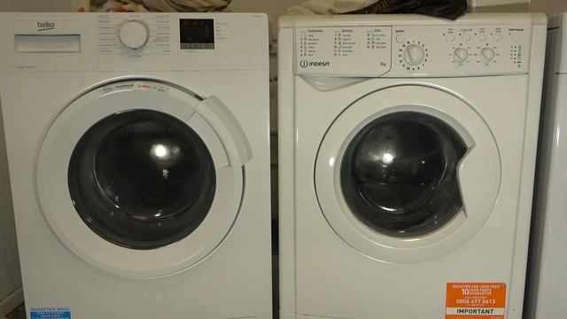 Spin Race - 2023 Basic Beko vs Basic Indesit Washing machine. смотреть онлайн