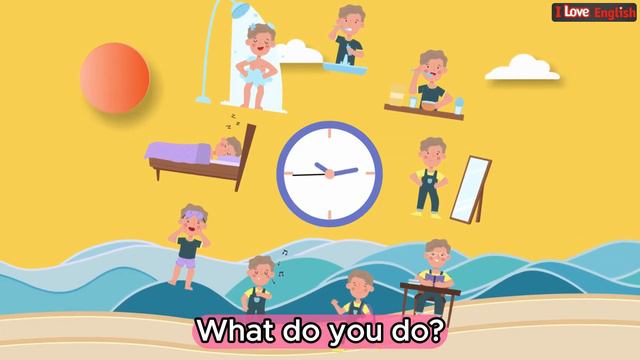 Daily Routine Song/ What do you do in the morning? / Daily activities Song смотреть онлайн