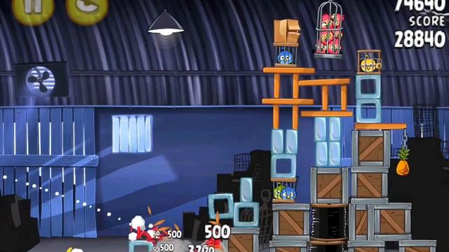 Angry Birds Rio Level 2-9 - Mighty Eagle - 100% - Total Distruction - Totale Zerstörung смотреть онлайн