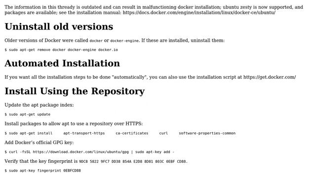 Ubuntu: How to install Docker on Ubuntu 17.04? (7 Solutions!!) смотреть онлайн