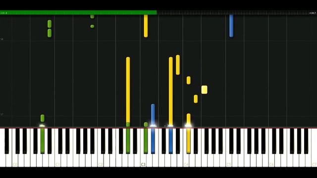 Moby - Natural Blues [Piano Tutorial] Synthesia | passkeypiano смотреть онлайн
