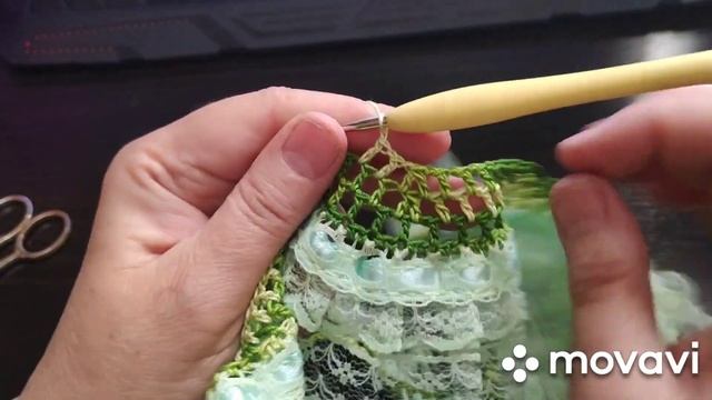 Нижняя юбочка с кружевом* Мастеркласс* Вязание крючком для кукол* смотреть онлайн