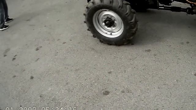 Первый выезд Мини трактор Китайского производства . смотреть онлайн