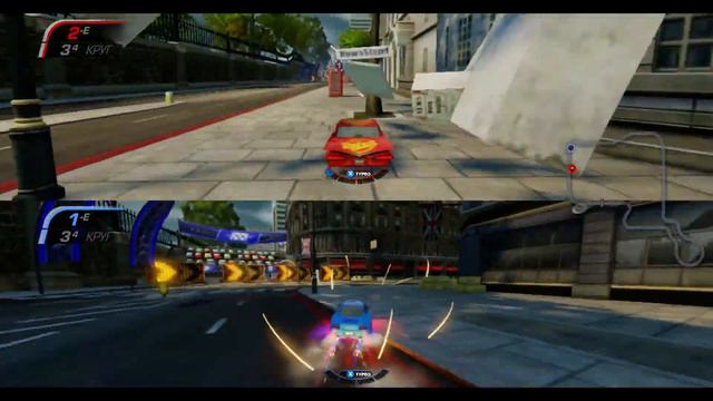 Cars 3 (Xbox 360) - Игра в команде со спонсором - Рамон (Антиржавчина) и Салли (Диноко) смотреть онлайн