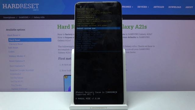 How to Wipe Cache Partition on Samsung Galaxy A21s - Remove Cache Files смотреть онлайн