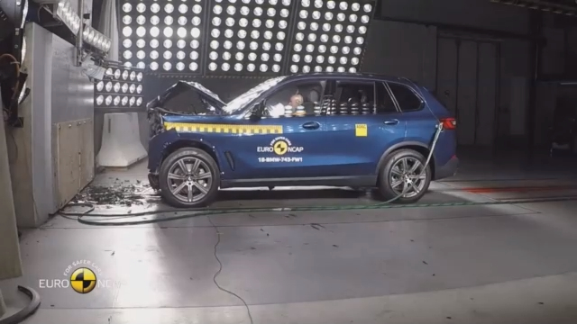 БМВ Х5 достигает 5 звезд на краш-тесте EuroNCAP смотреть онлайн