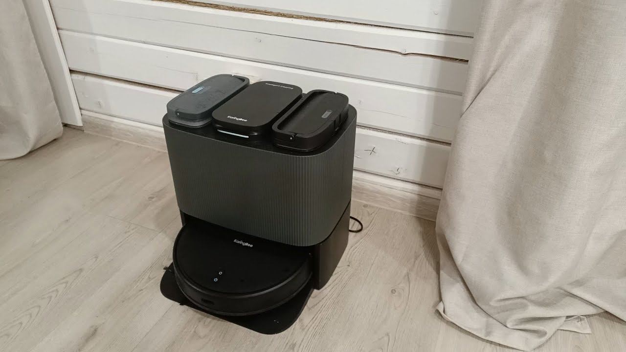 KaringBee S7 OMNI - обзоры робота-пылесоса со станцией самоочистки смотреть онлайн