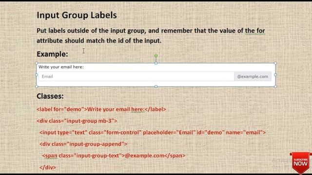 Bootstrap group labels | concept of group labels | classes and their examples смотреть онлайн