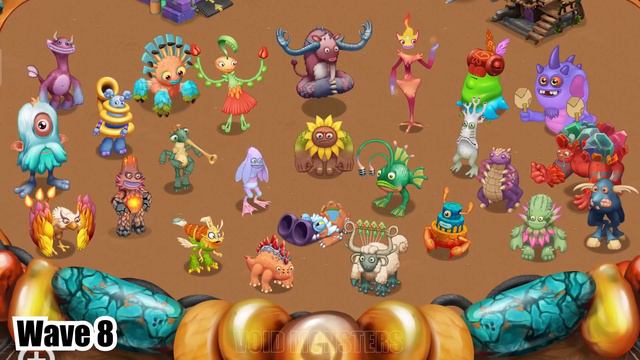 Amber Island Evolution: Waves 1- 14 Full Songs | My Singing Monsters смотреть онлайн