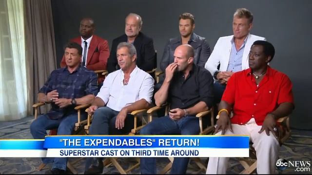 Sylvester Stallone, Cast Talk 'The Expendables 3'