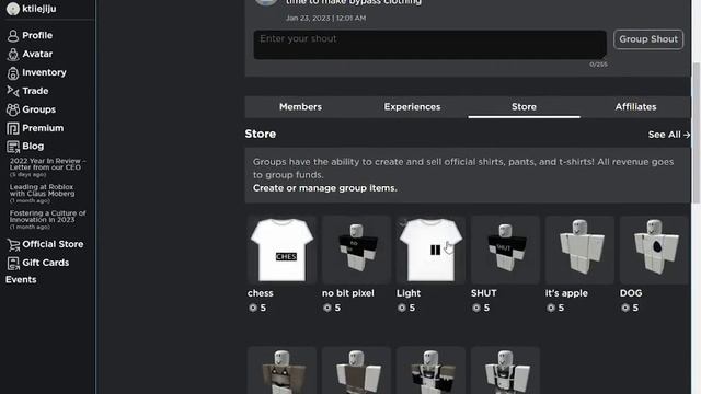Roblox Bypassed Clothing 2023 New смотреть онлайн