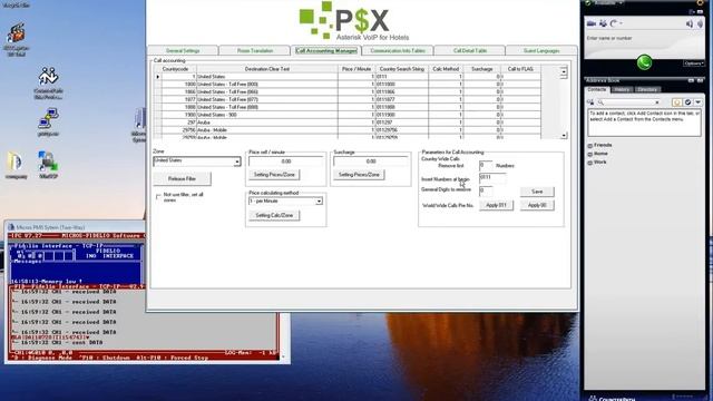 PBillX P$X Asterisk Interface For Hotel PMS Systems With FIAS Part 4