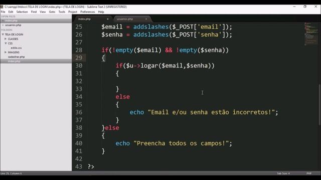 Sistema de Login para WEB com PHP e MYSQL - PARTE 5/5 смотреть онлайн