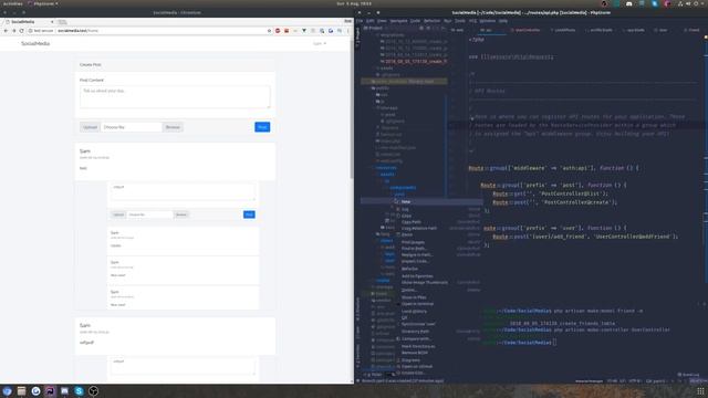 Laravel Social Media - User Profiles & Follow System смотреть онлайн