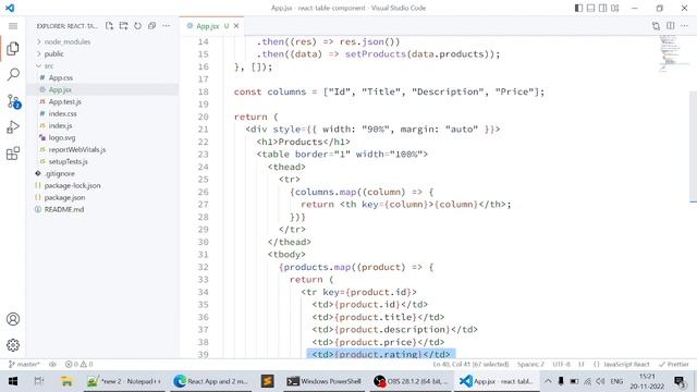Let's Build Table Component in React смотреть онлайн