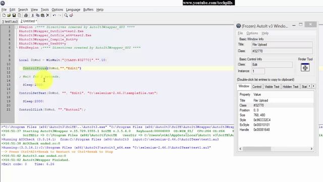 Selenium with JAVA - How to upload file with AutoIT tool? смотреть онлайн