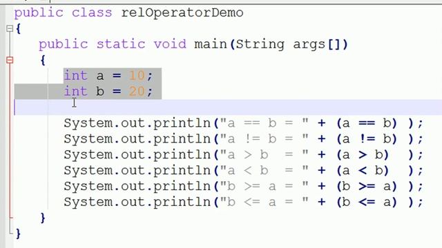 Relational Operators in Java Tamil | Operators in Java смотреть онлайн