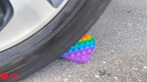 Fun Experiment Car vs M&M Candy, Coca | Crushing Crunchy & Soft Things by Car | Woa Doodland