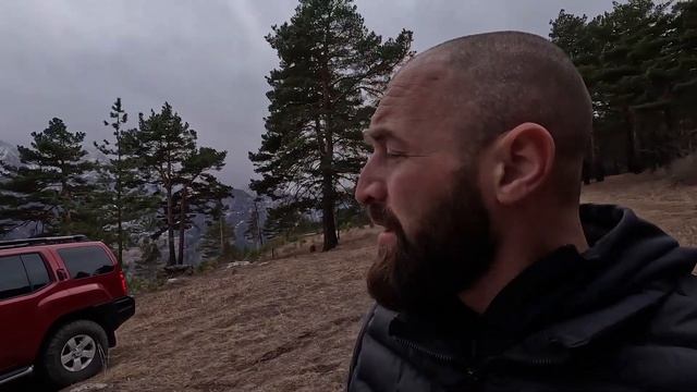 На машине #ВГОРЫ Северная Осетия-Алания, Верхний Мизур, первый выезд Nissan X-Terra. смотреть онлайн