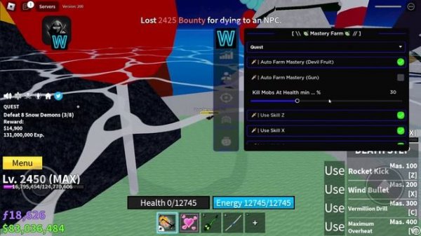 BLOX FRUITS Script Pastebin 2023 UPDATE 19 AUTO FARM | AUTO RAID | DF MASTERY | FAST ATTACK & MORE